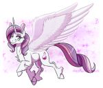  alpha_channel blue_eyes blush equid equine ethereal_wings fake_wings female feral friendship_is_magic hasbro horn inuhoshi-to-darkpen mammal my_little_pony my_little_pony:_pony_life one_eye_closed potion_nova_(mlp) solo unicorn wink 