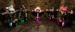 3d_(artwork) absurd_res agent_8_(splatoon) anthro aquatic ball_gag balls bdsm big_balls big_penis black_hair blindfold bodily_fluids bondage bound breasts callie_(splatoon) cephalopod chastity_cage chastity_device clothing dark_body dark_skin digital_media_(artwork) futadolly gag gagged genital_fluids genitals green_chastity_cage green_hair gynomorph hair halter harness_ball_gag harness_gag hi_res huge_balls huge_penis human humanoid_genitalia humanoid_penis intersex latex latex_clothing latex_skinsuit lock mammal marie_(splatoon) marina_(splatoon) mollusk nintendo octarian octoling padlock pearl_(splatoon) penile penis petplay pink_hair pseudo_hair remote_controlled_vibrator roleplay sex_toy skinsuit splatoon submissive submissive_gynomorph submissive_intersex sybian tentacle_hair tentacles tight_clothing vibrator vibrator_on_penis wand_vibrator white_hair