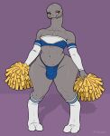 2026 alien anthro arm_warmers armwear artist_name bare_shoulders bedroom_eyes big_butt biped blue_clothing blue_thong blue_topwear blue_tube_top blue_underwear blush blushing_at_viewer bulge butt cheerleader cheerleader_outfit clothed clothed_anthro clothed_male clothing crossdressing crossdressing_male crotch_lines digital_drawing_(artwork) digital_media_(artwork) digitigrade english_description eyelashes eyeshadow femboy fingers footwear freckled_chest freckled_face freckled_hips freckled_shoulders freckles front_view full-length_portrait grey_body grey_skin grey_text hairless half-closed_eyes halo_(series) handwear hi_res holding_object holding_pom_poms iris long_neck looking_at_viewer makeup male male_anthro methados microsoft monotone_body monotone_clothing monotone_skin monotone_thong monotone_underwear multicolored_clothing multicolored_topwear multicolored_tube_top narrowed_eyes navel orange_eyes pantsless pantsless_anthro pantsless_male pear-shaped_figure pink_blush pom_poms portrait pupils purple_background purple_eyeshadow sangheili scalie seductive shadow simple_background skimpy socks solo text thick_thighs thong toe_outline topwear tube_top underwear white_arm_warmers white_armwear white_clothing white_footwear white_socks white_topwear white_tube_top wide_hipped_anthro wide_hipped_male wide_hips xbox_game_studios yellow_sclera