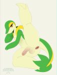 2022 3:4 4_fingers anthro anthrofied anus archived_source arm_support balls bedroom_eyes bent_leg biped brown_eyes butt closed_smile digital_drawing_(artwork) digital_media_(artwork) feet femboy fingers foreskin full-length_portrait generation_5_pokemon genitals glistening glistening_eyes gradient_penis green_body half-erect hand_on_chin hi_res humanoid_genitalia humanoid_penis iris leaf leaf_(anatomy) leaf_tail leaning_on_elbow local_cannibal looking_at_viewer lying male male_anthro mouth_closed multicolored_body multicolored_tail narrowed_eyes nintendo nude nude_anthro nude_male on_side penis pokemon pokemon_(species) pokemorph portrait presenting presenting_anus presenting_balls presenting_hindquarters presenting_penis pupils raised_leg red_anus seductive shaded simple_background simple_shading smile smiling_at_viewer snivy snout tail tan_body thick_thighs watermark white_sclera y_anus yellow_body
