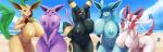  2020 amber_eyes anthro anthrofied beach belly bent_over big_breasts black_body black_fur blue_eyes blush breasts canid canine curvy_figure detailed_background digital_media_(artwork) eeveelution espeon female front_view fur genitals gesture glaceon hands_behind_head hi_res huge_breasts leafeon looking_at_viewer mammal mleonheart multicolored_body multicolored_fur navel nintendo nipples nude open_mouth outside overweight overweight_anthro overweight_female pink_body pink_fur pok&eacute;mon pok&eacute;mon_(species) pok&eacute;morph pose purple_body purple_eyes purple_fur pussy raised_arm red_eyes seaside standing sylveon tan_body tan_fur thick_thighs tongue tongue_out two_tone_body two_tone_fur umbreon v_sign video_games voluptuous white_body white_fur wide_hips 