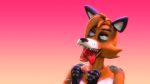  16:9 3d_(artwork) 5_fingers ahegao animatronic anthro blue_eyes canid canine digital_media_(artwork) fan_character female fingers five_nights_at_freddy&#039;s fox foxy_(fnaf) front_view gold97fox gradient_background hair hi_res looking_pleasured machine mammal nude open_mouth orange_body orange_hair pink_background robot sharp_teeth simple_background solo teeth tongue tongue_out video_games widescreen 