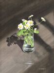  artist_name commentary_request daisy_(flower) field flower flower_field highres no_humans original painting_(medium) shadow signature traditional_media vase watanabe_masato water watercolor_(medium) white_flower 