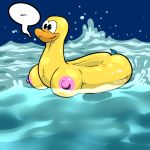  1:1 absurd_res animate_inanimate breasts female hentai9ja hi_res inanimate_object inflatable living rubber_duck semi-feral 