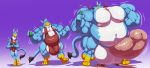  2020 3_toes 5_fingers anthro avian balls balls_expansion beak belly beverage_can big_balls big_belly big_muscles big_penis bobert clothing erection expansion fingers flexing genital_expansion genitals gradient_background growth gryphon holding_object huge_balls huge_muscles huge_penis hyper hyper_balls hyper_genitalia hyper_muscles hyper_pecs hyper_penis looking_at_viewer lucas_(psychedelicshark) male multicolored_body muscle_growth musclegut muscular muscular_anthro muscular_male mythological_avian mythology navel neck_tuft nipples nude pecs_expansion penis penis_expansion sequence simple_background smile solo standing toes torn_clothing tuft weight_gain wrestling_singlet 