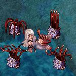  animated animated_gif breast_grab breasts female_ejaculation grabbing large_breasts long_hair lowres lying priest ragnarok_online rape silver_hair spread_legs tentacles thighhighs 