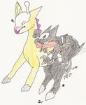  girafarig houndour nintendo pokemon tagme 