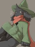  anthro balls big_penis blush bottomless bulge clothed clothing deltarune genitals hi_res huge_penis inubito looking_at_viewer male penis penis_under_shirt ralsei solo video_games 