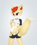  anthro breasts canid canine clothing female fox hi_res lexy_(max_draws) mammal max_draws nipples solo 