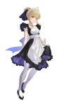  fate/stay_night heels maid saber vanink 