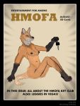  1960s anthro areola black_nipples breasts canid canine car_keys english_text female fur hi_res ia190 mammal maned_wolf mary_(wetchop) nipples nude orange_body orange_fur parody playboy retro solo text 