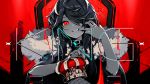  black_hair collar crown fang nou original polychromatic red_eyes vocaloid 