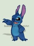  alien black_eyes blue_body blue_claws blue_fur bobtailcat claws disney ears_up experiment_(lilo_and_stitch) fingers fur lilo_and_stitch long_ears low_res male notched_ear semi-anthro sharp_teeth signature smile solo stitch_(lilo_and_stitch) teeth toe_claws tongue 