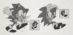  2019 anthro balancing ballad-of-gilgalad classic_sonic classic_sonic_(universe) clenched_teeth clinging clothing digital_media_(artwork) eulipotyphlan footwear frown gloves greyscale handwear hedgehog male mammal monochrome motion_lines on_one_leg pixel_(artwork) redraw reference_image shoes solo sonic_the_hedgehog sonic_the_hedgehog_(series) standing teeth 