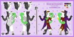 2:1 absurd_res anthro bell border chimera clothing duality fur halberd hat headgear headwear hi_res hooves horn humanoid jester_outfit limperl living_tail male melee_weapon model_sheet multicolored_body multicolored_fur pawpads paws polearm purple_border purple_eyes raised_tail reptile scalie snake snake_tail solo tail unusual_anatomy unusual_tail weapon wool_(fur) yellow_eyes