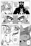  2020 absurd_res anthro comic english_text hi_res legendary_pok&eacute;mon lucario male monochrome nintendo patreon pok&eacute;mon pok&eacute;mon_(species) rookie_bear signature solo text translated urshifu video_games 