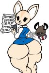  aggressive_retsuko anthro anthro_on_anthro beady_eyes big_butt bodily_fluids bottomwear brown_body brown_fur butt canid canine clothing dialogue dress_shirt duo english_text female female_focus fennec fenneko fox fur haida half-closed_eyes hi_res holding_object holding_phone huge_butt huge_hips huge_thighs hyaenid hyper hyper_butt hyper_hips hyper_thighs hypercawk ineffective_clothing laugh looking_at_viewer looking_back male male/female mammal microskirt miniskirt mocking narrowed_eyes necktie open_mouth open_smile phone rear_view sanrio sharp_teeth shirt simple_background skirt small_waist smile solo_focus speech_bubble standing sweat tan_body tan_fur teeth text thick_thighs topwear underbite wide_hips 