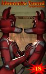 2020 3d_(artwork) 5_fingers animatronic anthro binocszoomx10 breast_grab breasts canid canine digital_media_(artwork) duo english_text erection female fingers fire fireplace five_nights_at_freddy&#039;s fox foxy_(fnaf) genitals hair hand_on_breast hand_on_chest hi_res machine male male/female mammal nude penis robot smile source_filmmaker text video_games 