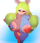  areola big_breasts blush breasts cephalopod doxy female huge_breasts inkling looking_at_viewer mammal marine mollusk nintendo nipples pseudo_hair solo splatoon tentacle_hair tentacles thick_thighs video_games wide_hips 