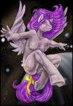  anthro equid equine exposed female flying hasbro horse mammal my_little_pony nude pegasus planet pony pose space star twinker unknown_artist while wings 