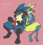  breasts determined duo erection female hand_on_breast humanoid incest_(lore) looking_at_viewer lucario male male/female nintendo pok&eacute;mon pok&eacute;mon_(species) shiny_pok&eacute;mon sitting tongue tongue_out uniporno video_games 