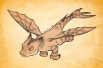  claws dragon dragons:_rescue_riders dreamworks feral male simple_background solo swiftwing teeth unknown_artist white_body white_skin winger_(rescue_riders) wings young 