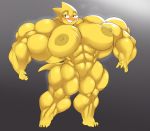  abs alphys anthro areola bedroom_eyes biceps big_breasts big_muscles bite biting_lip blush breasts buckteeth claws eyewear female front_view genitals glasses huge_breasts huge_muscles hyper hyper_muscles looking_at_viewer muscular muscular_anthro muscular_female muscular_thighs narrowed_eyes nipples non-mammal_breasts nude pecs pussy ramudey reptile scales scalie seductive simple_background smile solo standing teeth thick_tail thick_thighs triceps undertale video_games yellow_body yellow_scales 