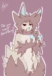  2020 absurd_res anthro anthropomorfic blue_flesh breasts cocky digital_media_(artwork) fan_character felid feline female fluffy galo genitals grabbing grope hair hi_res hybrid lagomorph mammal mane nipples nude paws pussy red_hair soft teasing text thick_thighs wide_hips 