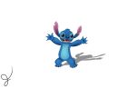  alien blue_nose chest_tuft claws disney experiment_(lilo_and_stitch) eyebrows frederikeej head_tuft hi_res lilo_and_stitch male notched_ear pawpads semi-anthro sharp_teeth smile solo standing stitch_(lilo_and_stitch) teeth toe_claws tongue tuft 