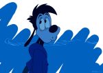  abstract_background anthro canid canine canis clothing disney domestic_dog goof_troop hi_res kappei_yamaguchi male mammal max_goof shirt t-shirt topwear 
