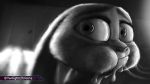  16:9 anthro bodily_fluids cum cum_in_mouth cum_inside digital_media_(artwork) disney female fur genital_fluids grey_body hair hi_res judy_hopps lagomorph leporid looking_at_viewer mammal nude rabbit simple_background solo twilightchroma widescreen zootopia 