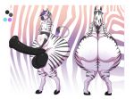  anthro balls belly big_balls big_butt big_penis butt equid equine genitals huge_balls huge_butt huge_penis hyper hyper_balls hyper_butt hyper_genitalia hyper_hips hyper_penis male mammal nipples nude penis solo vexdemon wide_hips zebra zeebra 