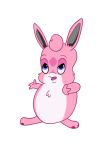  absurd_res alien blue_eyes disney experiment_(lilo_and_stitch) fur hair head_markings hi_res inner_ear_fluff lilo_and_stitch long_ears markings mr._stenchy nintendo pink_body pink_fur pink_hair pink_markings pok&eacute;mon pok&eacute;mon_(species) semi-anthro solo standing tombola1993 tongue tuft video_games white_body white_fur wigglytuff 