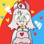  1:1 absurd_res anthro bovid caprine clothing deltarune dr._doom_(artist) goat hat headgear headwear hi_res male mammal nurse nurse_hat nurse_uniform ralsei solo uniform video_games 