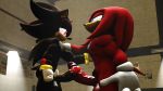  16:9 3d_(artwork) anthro comparing comparing_penis digital_media_(artwork) duo erection eulipotyphlan frottage genitals gym hedgehog hi_res knuckles_the_echidna male male/male mammal muscular penis sex shadow_the_hedgehog sonic_the_hedgehog_(series) source_filmmaker swordfight twintails3d widescreen 