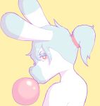  anthro asinus bubble_gum donkey equid equine girly hair male mammal ponytail solo tototlfluff 