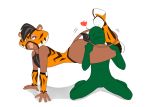  anon anthro big_butt bruma butt domination duo el_arca felid female female_domination human jegc leg_wrap lion male mammal mask pantherine sports_mask sportswear tail_around_neck thick_thighs wrestling wrestling_mask wrestling_singlet 