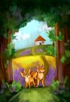  absurd_res canid canine corsac_fox couple_art couple_love cuddling duo fantasy female fennec fennefox feral field flower fluffy fox friends fur grass hi_res holidays love male male/female mammal natural nature plant romantic romantic_couple suprised_look surprise town travel traveller village wallpaper wonderland 