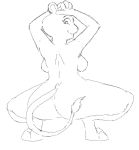  anthro big_butt breasts butt crouching el_arca felid female kairel lion looking_at_viewer mammal pantherine smile smiling_at_viewer solo thick_thighs zokva 