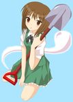  cosplay hagiwara_yukiho hiryuu_kai_(hiryukai58) idolmaster idolmaster_(classic) konpaku_youmu konpaku_youmu_(cosplay) konpaku_youmu_(ghost) shovel solo touhou 