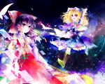  bad_id bad_pixiv_id bangs colorful hakurei_reimu kazu_(muchuukai) kirisame_marisa multiple_girls touhou 