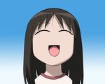  :d ^_^ azumanga_daiou brown_hair closed_eyes kasuga_ayumu open_mouth smile solo wallpaper 