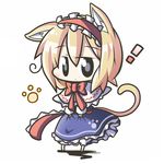  1girl alice_margatroid animal_ears aoblue blonde_hair blush cat_ears cat_tail hairband kemonomimi_mode solo tail touhou 