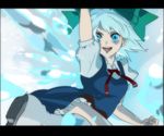  arm_up bad_id bad_pixiv_id cirno fake_screenshot letterboxed solo touhou umishima_senbon 