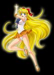  aino_minako bishoujo_senshi_sailor_moon breasts cleavage minako_aino nipples panties sailor_moon sailor_venus see-through smile underwear 