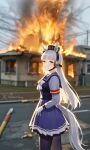  ai-generated fire gold_ship_(umamusume) hazelnut_bee highres long_hair meme self-upload umamusume 