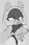 afrosoricid alternate_version_at_source anthro axelarion belt clothed clothing clothing_lift ear_piercing ear_ring female flashing flashing_breasts gloves hair handwear hi_res idw_publishing inverted_nipples long_hair loose_hair mammal monochrome narrowed_eyes navel navel_piercing nipples open_belt piercing puffy_nipples ring_piercing sega sharp_teeth shirt shirt_lift solo sonic_the_hedgehog_(comics) sonic_the_hedgehog_(idw) sonic_the_hedgehog_(series) surge_the_tenrec teeth tenrec topwear