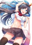  akashio no_bra tagme thighhighs underboob 