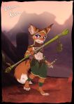  anthro blizzard_entertainment breasts canid canine clothing female fox hi_res holding_object kiwa_(rukifox) mammal notched_ear rukifox small_breasts solo staff video_games vulpera warcraft 
