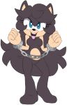  alpha_channel anthro biped breasts breioom chain eulipotyphlan fan_character female female_focus hair hedgehog hi_res looking_at_viewer mammal open_mouth shackled shackles simple_background smile solo sonic_the_hedgehog_(series) unnamed_character 